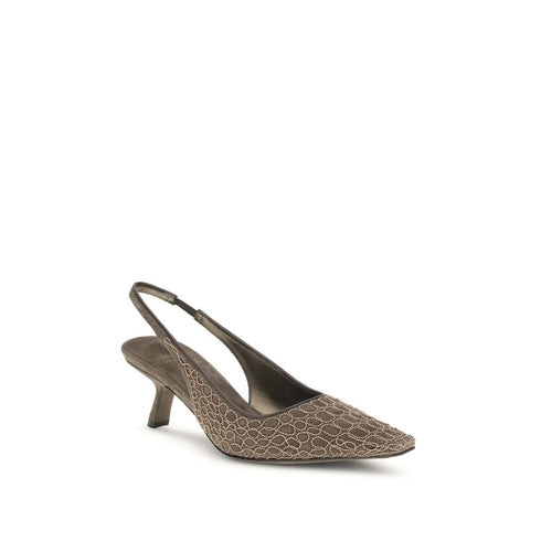 Brunello Cucinelli City Slingback Heels
